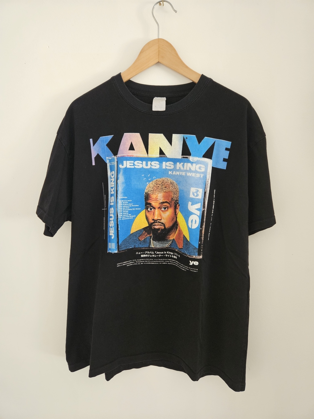 Kanye West Shirt Extra Large Jesus Is King Hip Hop Band Tour Concert
